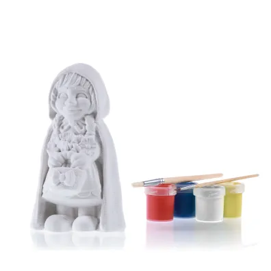 Kolorowanka 3D Red Riding Hood