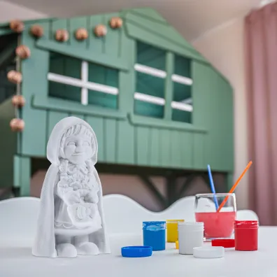 Kolorowanka 3D Red Riding Hood