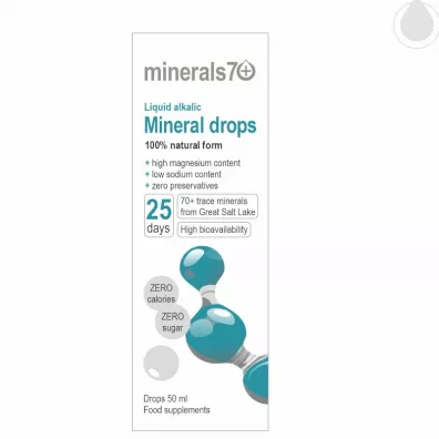 Minerals7+ Chlor, magnez, s�d, potas w kroplach Suplement diety 50 ml