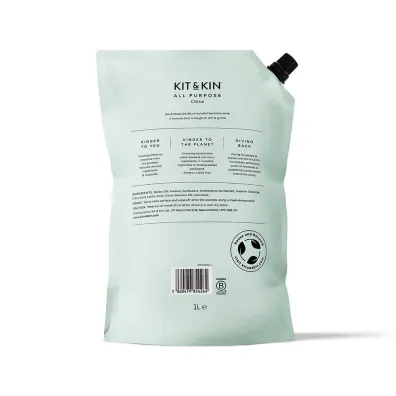 Kit and Kin Naturalny uniwersalny p�yn do sprz�tania domu, o zapachu cytrus�w 1 l