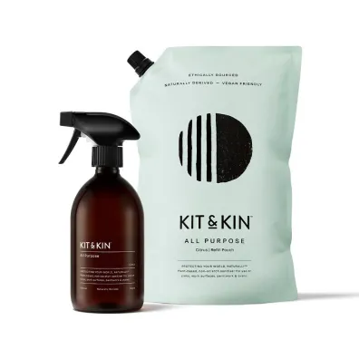 Kit and Kin Naturalny uniwersalny p�yn do sprz�tania domu, o zapachu cytrus�w 1 l