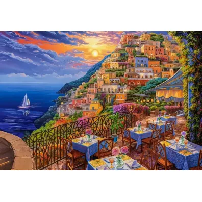 Puzzle 1500 el. Romantic Positano Evening Castorland