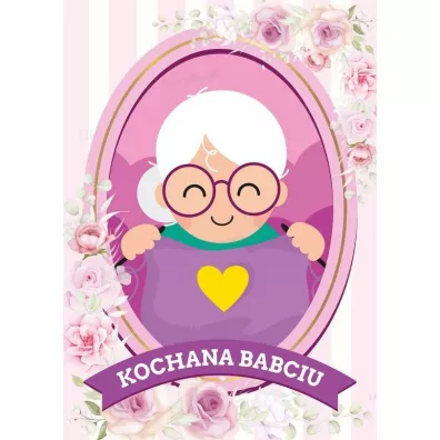 Kartka A6 - Kochana Babciu (5szt)