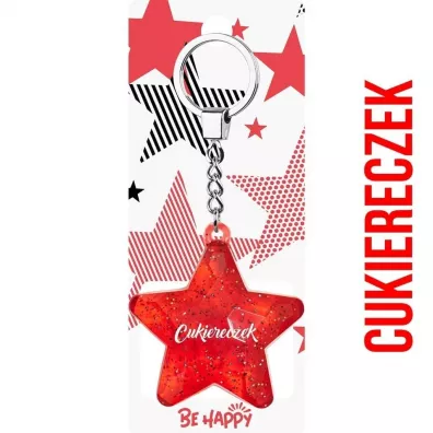 Be-Happy Gifts Brelok gwiazdka Cukiereczek