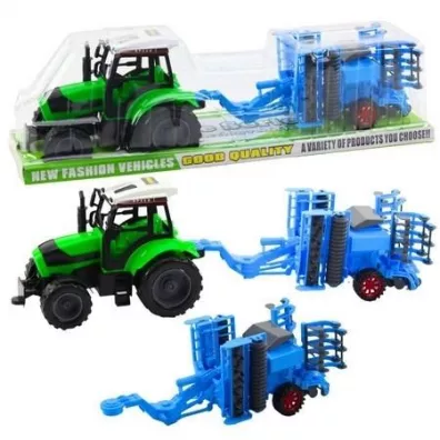 Traktor rolniczy brona talerzowa ruchoma LeanToys