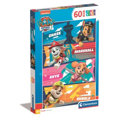 Puzzle 60 el. Maxi SuperColor. Paw Patrol Clementoni