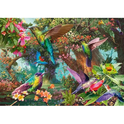 Puzzle 1000 el. PQ Kolorowe kolibry Schmidt