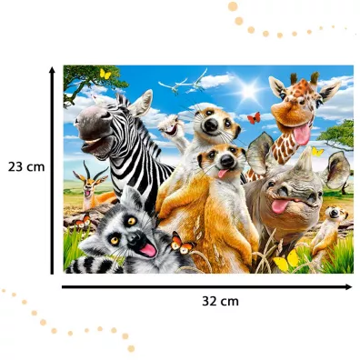 Puzzle 260 el. African Selfie Castorland