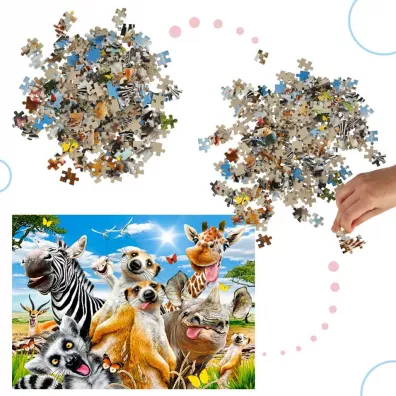 Puzzle 260 el. African Selfie Castorland