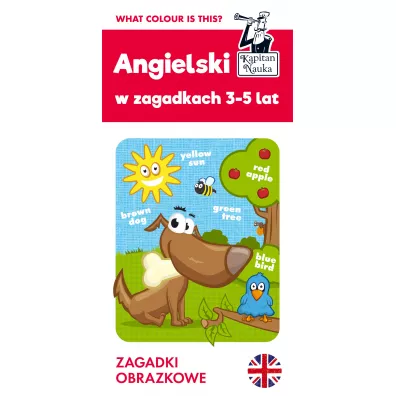 Kapitan Nauka. Zagadki obrazkowe. Angielski w zagadkach 3-5 lat - Barbara Jakubowska