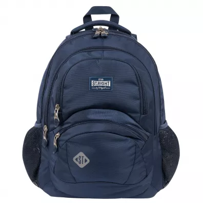 St. Majewski Plecak 4-komorowy St. Blue Vintage 17 cali