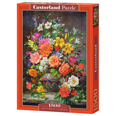 Puzzle 1500 el. Wrzeniowe kwiaty C-151622 Castorland