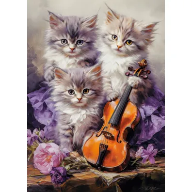 Puzzle 260 el. Musical Kittens Castorland