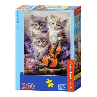 Puzzle 260 el. Musical Kittens Castorland