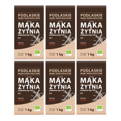 BioLife M�ka �ytnia chlebowa typ 720 Zestaw 6 x 1 kg Bio