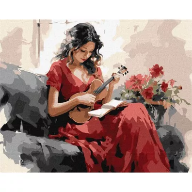 Ideyka Malowanie po numerach - Melodyjny wdzi�k 40x50cm
