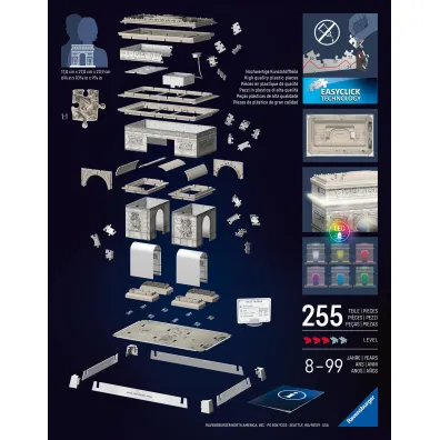 Puzzle Iconics 224 el. 3D �uk Triumfalny Ravensburger