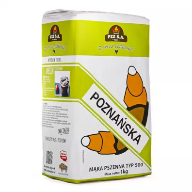 Pzz Mka pszenna poznaska, typ 500 1 kg