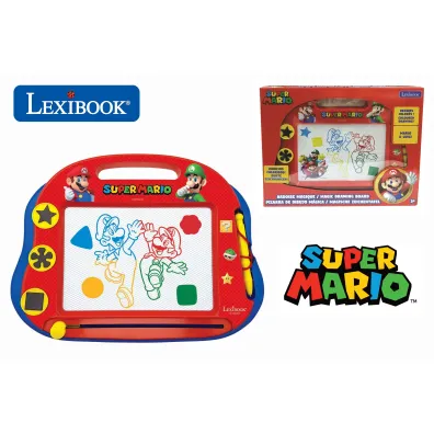 Magnetyczna wielokolorowa tablica kre�larska Super Mario z akcesoriami A5 CRNI550