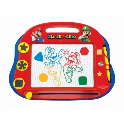 Magnetyczna wielokolorowa tablica kre�larska Super Mario z akcesoriami A5 CRNI550
