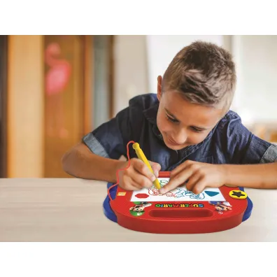 Magnetyczna wielokolorowa tablica kre�larska Super Mario z akcesoriami A5 CRNI550