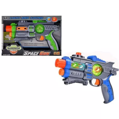 Pistolet na baterie �wiat�o i d�wi�k Adar