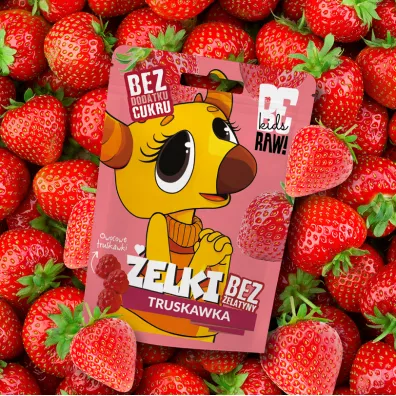 BeRaw Kids elki Truskawka Jabko 35 g
