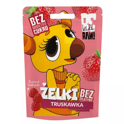 BeRaw Kids elki Truskawka Jabko 35 g