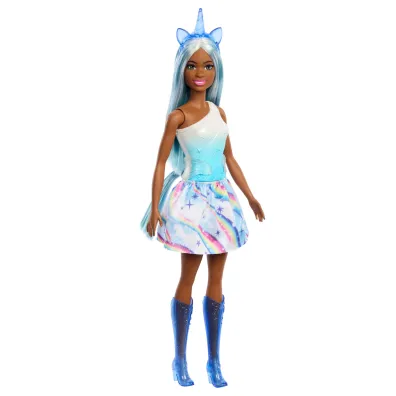 Barbie. Lalka Jednoro�ec niebieska HRR14 Mattel