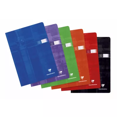 Clairefontaine Zeszyt A4 mix kolorw kratka 60 kartek