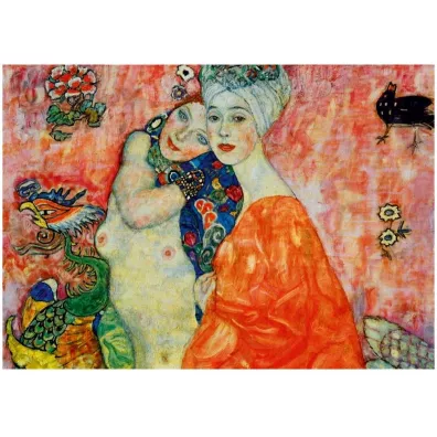 Puzzle 1000 el. Przyjaci�ki, Gustav Klimt Bluebird Puzzle