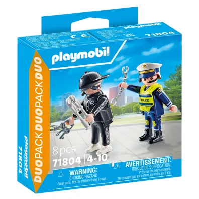 Playmobil DuoPack Policjant i z�odziej 71804