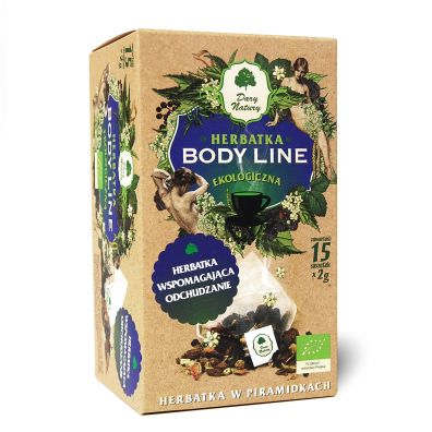 Dary Natury Herbatka Body Line w piramidkach 15 x 2 g Bio
