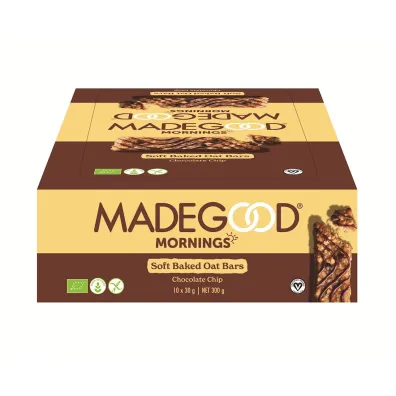 Madegood Batony owsiane soft z czekolad� bezglutenowe 5 x 30 g Bio