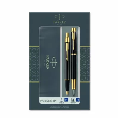Pi�ro wieczne  d�ugopis automatyczny  etui IM czarny GT PARKER 2093216