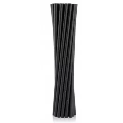 Godan Rurki s�omki papierowe czarne 6x197mm 100 szt.