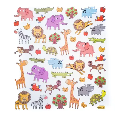 Dalprint Naklejki zoo 48 szt.