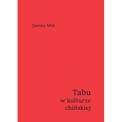 Tabu w kulturze chi�skiej - Joanna Afek