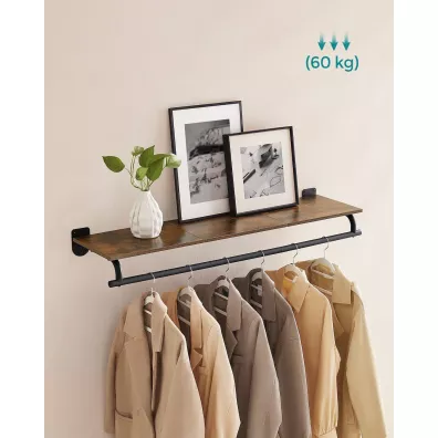 Songmics Wieszak cienny na ubrania z pk 2 w 1