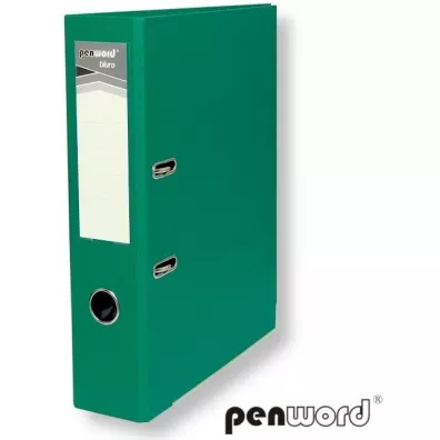 Penword Segregator A4 z okuciem zielony 7,5cm