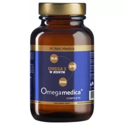Flc Pharma Omegamedica Complete kwasy omega 3 6 9 suplement diety 60 kaps.