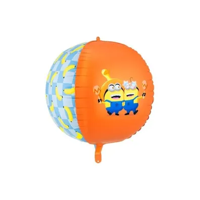 PartyDeco Balon foliowy Pi�ka w Minionki 75cm