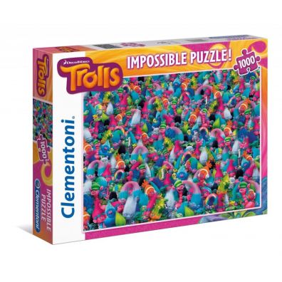 Puzzle 1000 el. Impossible Trolle Clementoni