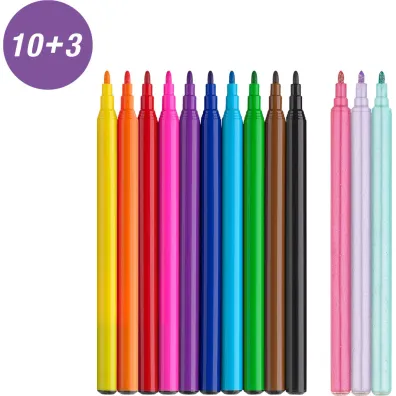 Faber-Castell Flamastry Unicorn 10+3 kol. 13 szt.