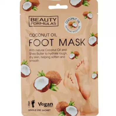 Beauty Formulas Maska do st�p z olejem kokosowym