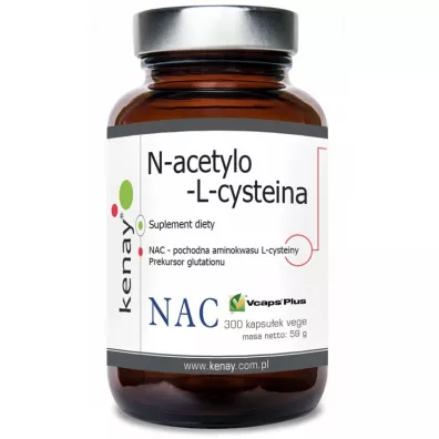 Kenay NAC - N-Acetylo-L-Cysteina Suplement diety 300 kaps.