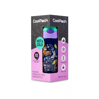 Coolpack Oh My Deer Bidon metalowy Coolpack Bono Oh My Deer 350ml