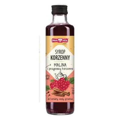 Polska R�a Syrop korzenny z malinami 250 ml