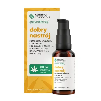 Cosma Cannabis Natural Herbs Dobry Nastr�j suplement diety 30 ml
