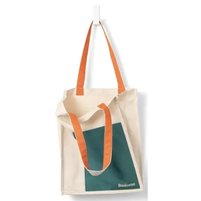 Bookaroo Torba baweniana Teal&Orange